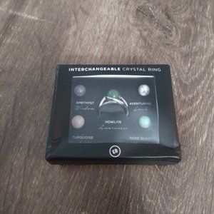 Interchangeable Crystal Ring NWT